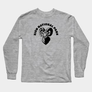 Zion Bighorn Sheep Long Sleeve T-Shirt